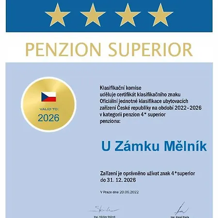 U Zámku Penzion Mělník